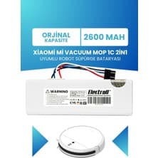 Electroll Xiaomi Mi Vacuum Mop 1C 2in1 (Orjinal Kapasite) STYTJ01ZHM 2600mAh Robot Süpürge Bataryası