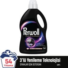 Perwoll Siyahlar & Koyu Renkliler Hassas Bakım Sıvı Çamaşır Deterjanı 2.97L (54 Yıkama)