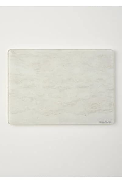 Marbella Cam Kesme Tahtası Ekru (35x25 cm)