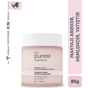 The Purest Solutions Hassas Ve Kuru Ciltler Için Nem Ve Antioksidan Içerikli Temizleyici Balm 85 Gr