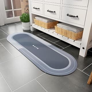 FETHİYE TOPTAN Sihirli Paspas Banyo Paspası Su Emici Mutfak Koridor Paspas Kaymaz Tabanlı 40cm - 120cm Yuvarlak