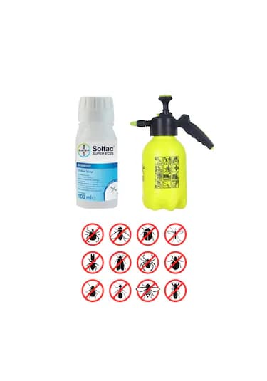 Bayer Bahçe Seti Solfac Süper 100 Ml + 2 L Basınçlı Pompa 90 Gün