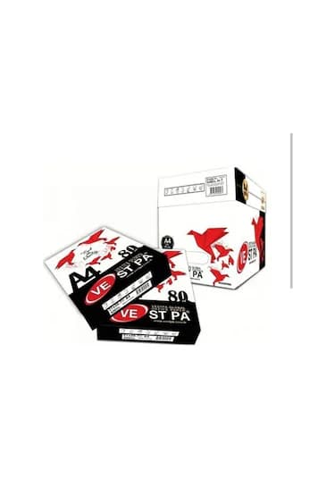 Vestpa A4 80 G Fotokopi Kağıdı 5'li Koli