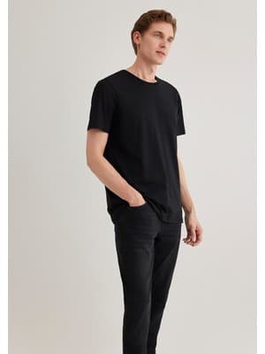 Mavi Siyah Basic Tişört 065574-900