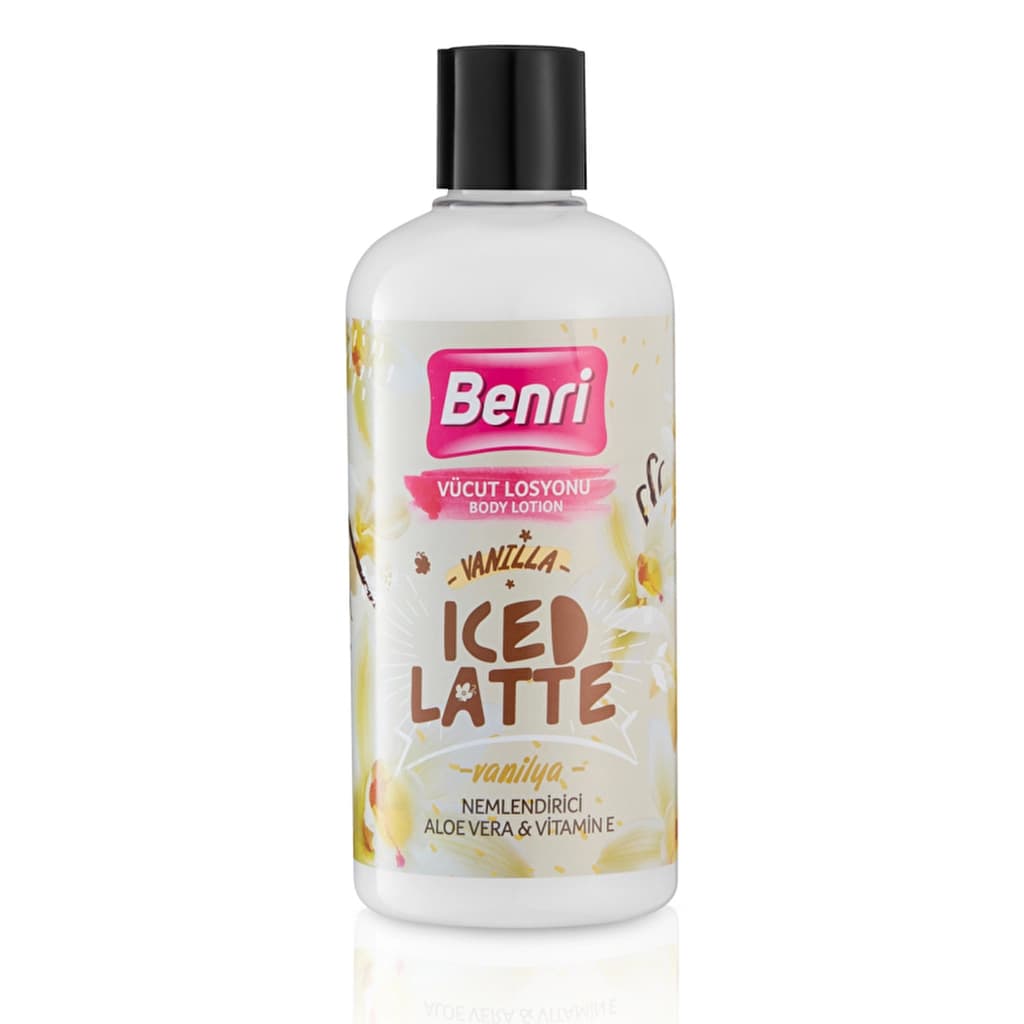 Benri Vanilya Iced Latte Vücut Losyonu 500 ml
