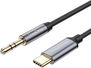VegGieg USB Type-C to 3.5mm Aux Hi-Fi Ses Kablosu 1 Metre