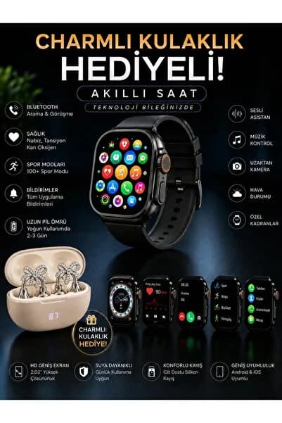 Bahzer ticaret T ultra + Charmlı küpe kulaklık