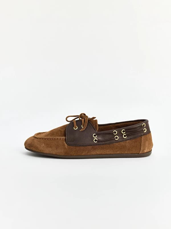 Süet Kadın Loafer