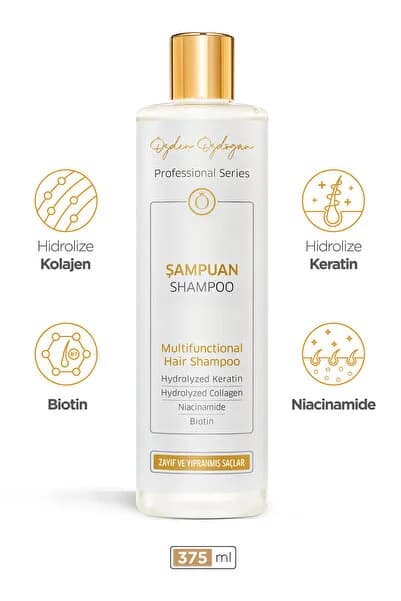 Şampuan Zayıf Ve Yıpranmış Saçlar Için Hızlı Uzamaya Yardımcı Keratin&kolajen Içerikli
