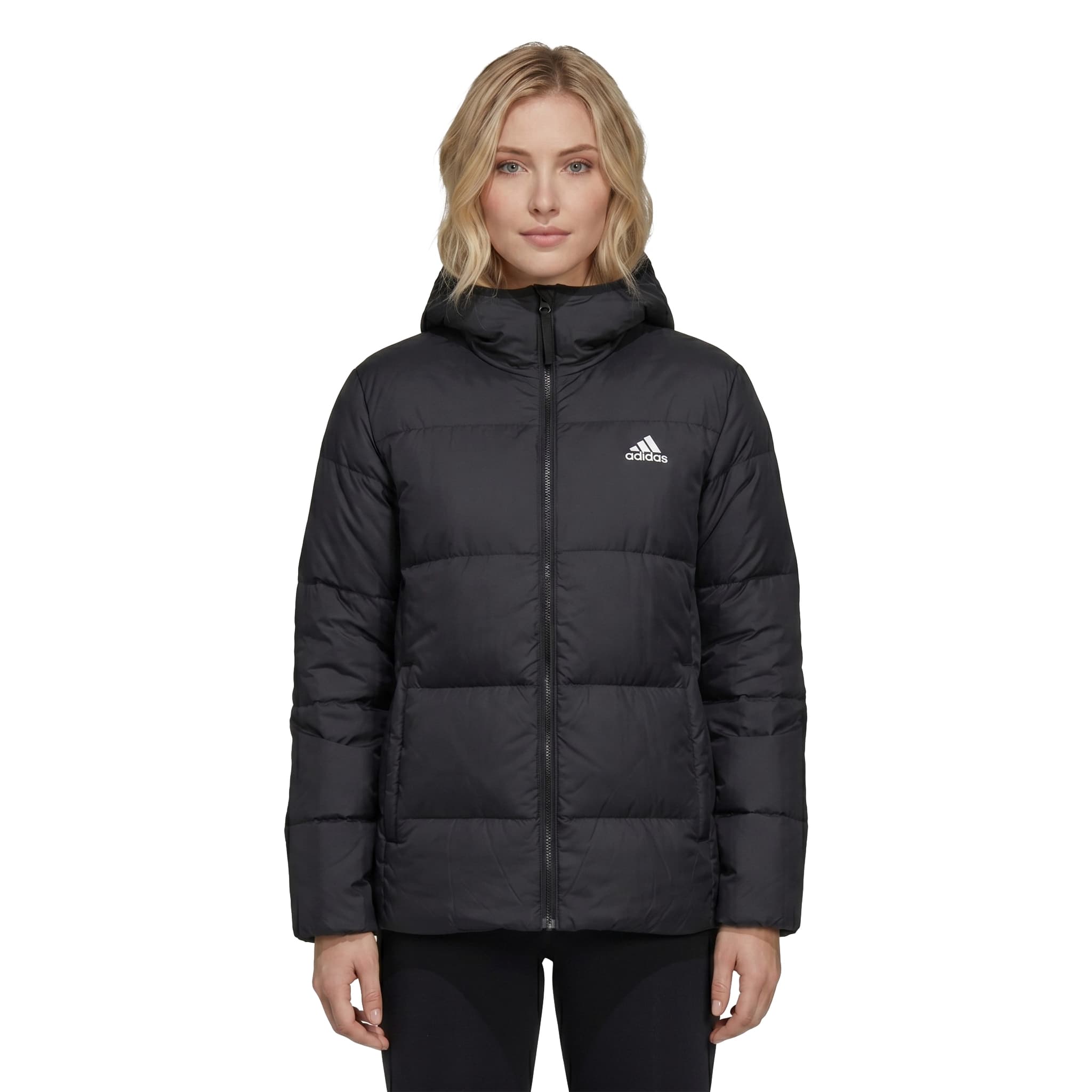 Adidas D11 Big Baffle H14172 Kadın Mont Siyah