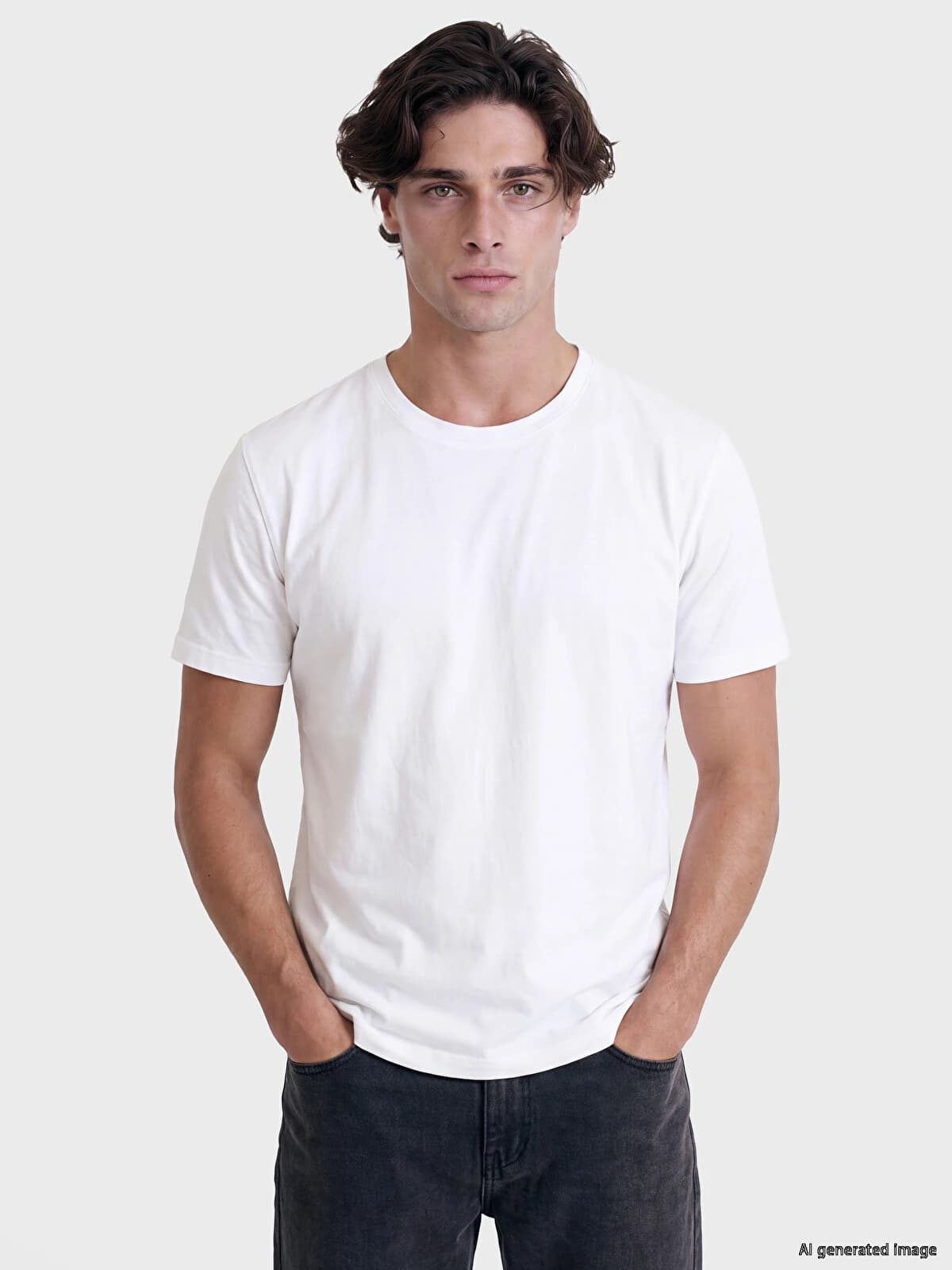 Regular Fit Dry Touch Kalın Kumaş Tişört /03