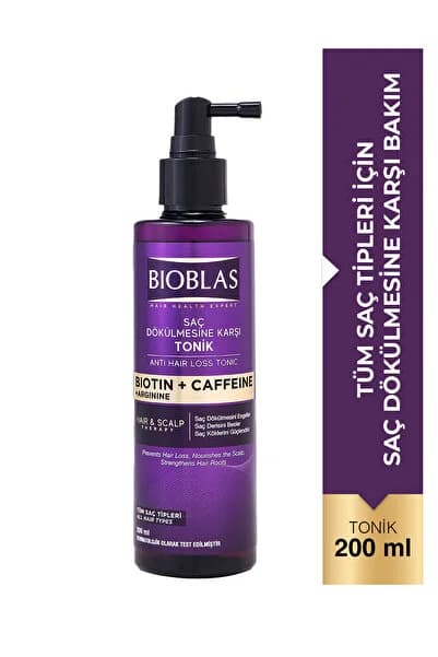 Biotin Ve Kafein Saç Dökülmesine Karşı Tonik 200 ml