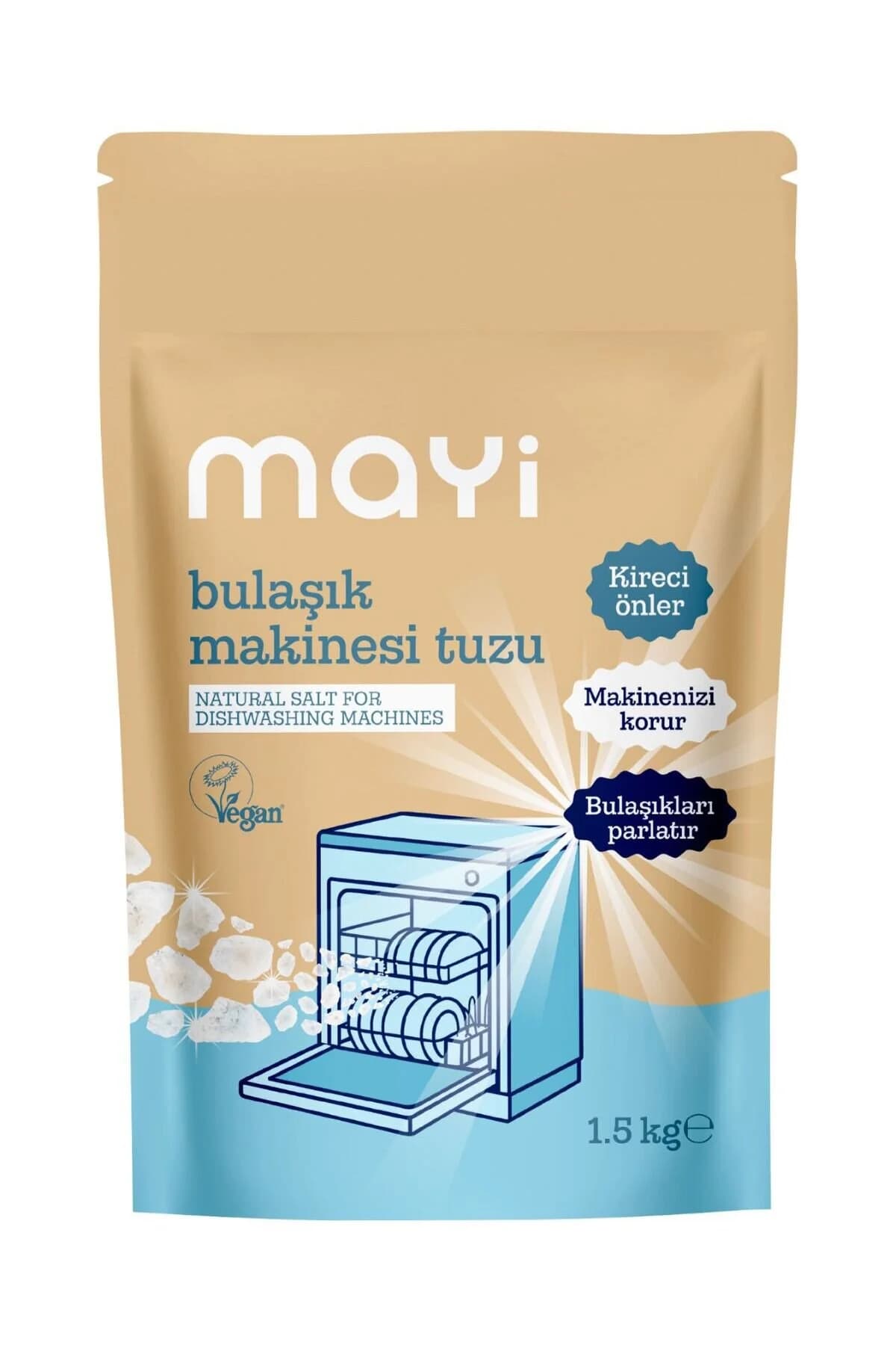 Mayi Tuz Mayi Doğal Bulaşık Makinesi Tuzu 1,5 Kg