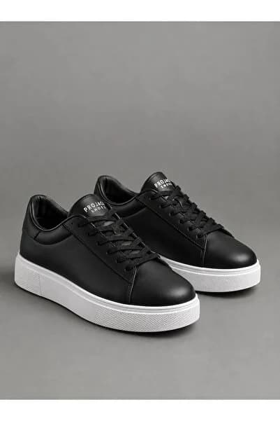PRO JACK Siyah Beyaz Günlük Erkek Sneaker Ayakkabı - 0412