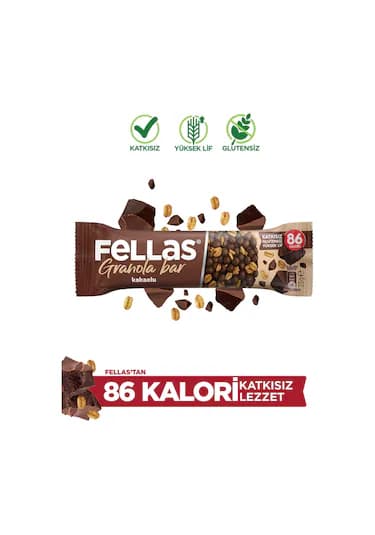 Kakaolu Granola Bar 23 G X 12 Adet
