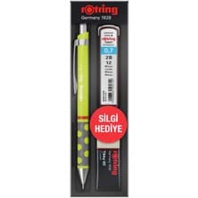 Rotring Tikky Versatil Kalem 0.7 Limon Yeşili Plastik Malzeme ile Ergonomik Yazım Deneyimi