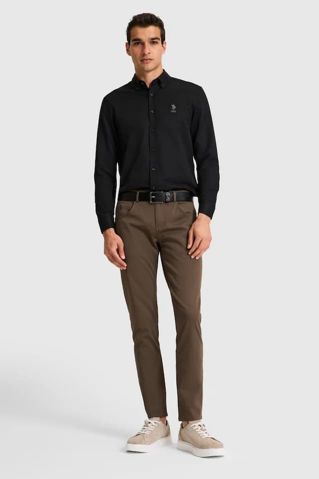 U.s. Polo Assn. Erkek Vizon Pantolon Kanvas-chino 50326128-vr052