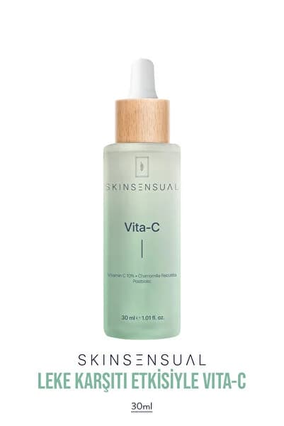 Vita-C Aydınlatıcı Cilt Bakım Serumu 30 ml | %10 Vitamin C & Postbiotic | Leke Karşıtı
