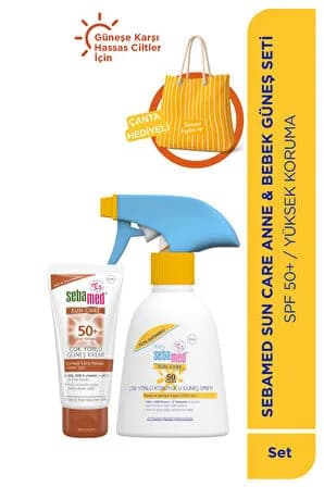 Sebamed Sun Care Anne Bebek Güneş Seti- Plaj Çantası Hediyeli