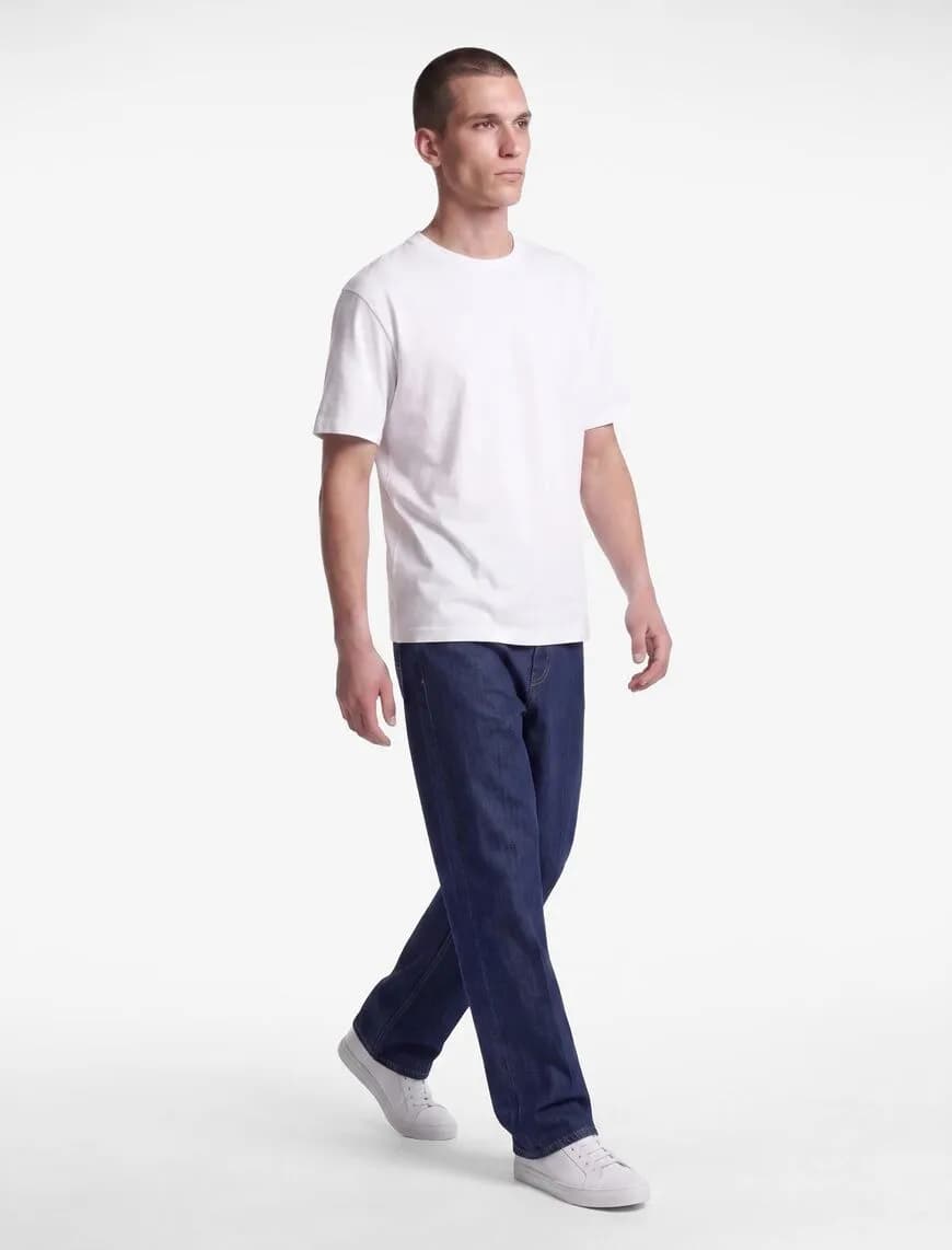 Bisiklet Yaka Regular Fit Tok Kumaş Pamuklu Kısa Kollu Tişört