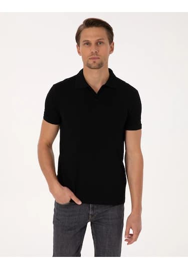 Pierre Cardin Erkek Siyah Tişört Basic 50325323-vr046 Siyah