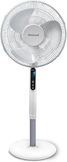 HONEYWELL Advanced QuietSet HSF600 Ayaklı Vantilatör, 5 HIz Ayarı, Zamanlayıcı Fonksiyonu, 70 Derece Salınım, Yükseklik, Uzaktan Kumandalı - Beyaz