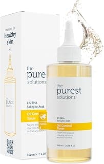 The Purest Solutions, Siyah Nokta ve Gözenek Görünümü Önlemeye Yardımcı Salisilik Asit Tonik,Yağlı Ve Karma Cilt, 200 ml