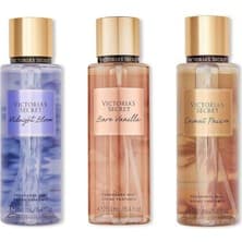 Victoria's Secret Vücut Spreyi Üçlü Set: Bare Vanilla, Midnight Bloom, Coconut Passion 250 ml
