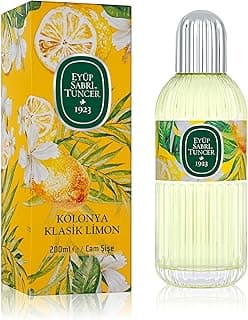 Eyüp Sabri Tuncer Limon Kolonyasi 200 Ml Silindir Cam Şişe 1 Paket (1 x 200 ml)