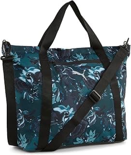 PUMA AT GREEN TERRAINS Shopper Kadın Çanta Green Terrain-PUMA Black-AOP Tek Beden
